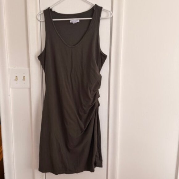Athleta Dresses & Skirts - Athleta Della Ruched Tank Dress  Olive Green - XL
